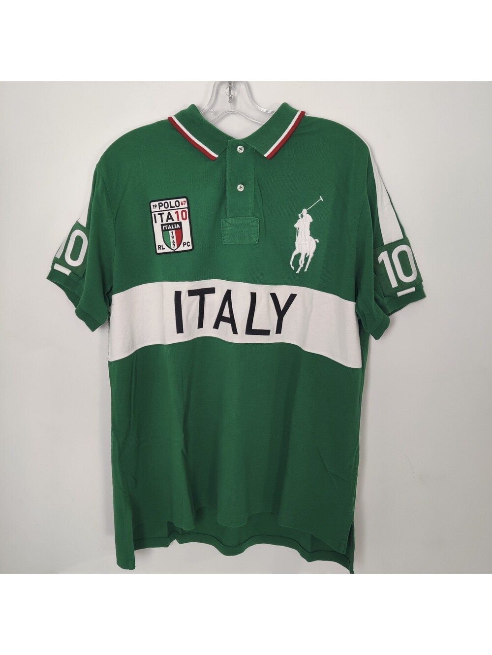 Polo Ralph Lauren Italy Big Pony Custom Fit Short Sleeve Polo Shirt XL